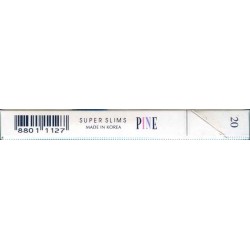 South Korea PINE SUPER SLIMS with UAE Health Warning in Arabic Unopened Full Cigarette Pack