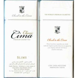 South Korea CLASSIC CIMA SLIMS with UAE Health Warning in Arabic Unopened Full Cigarette Pack