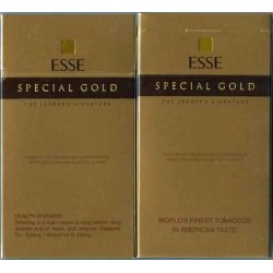 South Korea SPECIAL GOLD ESSE SUPER SLIM Unopened Full Cigarette Pack