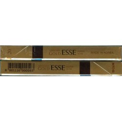 South Korea SPECIAL GOLD ESSE SUPER SLIM Unopened Full Cigarette Pack