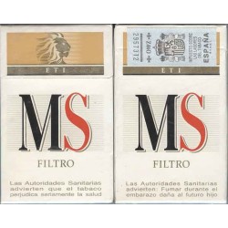 Italy Italian MS Filtro with Spanish Tax Label Unopened Full Cigarette Pack