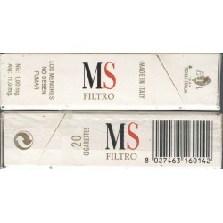 Italy Italian MS Filtro with Spanish Tax Label Unopened Full Cigarette Pack
