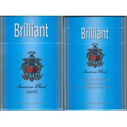 France French BRILLIANT for UAE with Arabic Health Warning Unopened Full Cigarette Pack