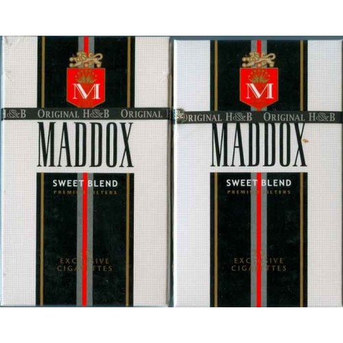Netherlands Holland Dutch MADDOX Unopened Full Cigarette Pack