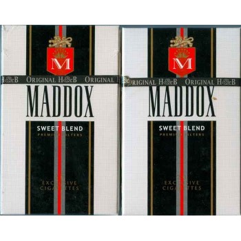 Netherlands Holland Dutch MADDOX Unopened Full Cigarette Pack