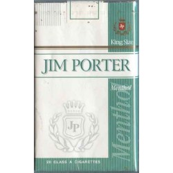 Uruguay Jim Porter JP Menthol King Size Unopened Full Cigarette Pack
