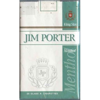 Uruguay Jim Porter JP Menthol King Size Unopened Full Cigarette Pack