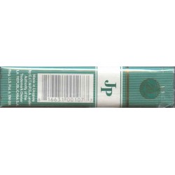 Uruguay Jim Porter JP Menthol King Size Unopened Full Cigarette Pack