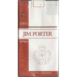 Uruguay Jim Porter JP Full Flavor 100's Unopened Full Cigarette Pack