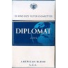 USA DIPLOMAT LIGHTS King Size with Iran Tax Label & Persian Health Warning Unopened Full Cigarette Pack
