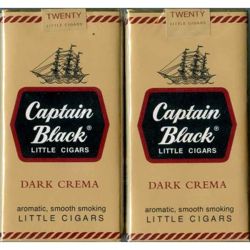 USA CAPTAIN BLACK Little Cigars Unopened Full Cigarette Pack