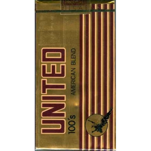 UNITED 100's Unopened Full Cigarette Pack