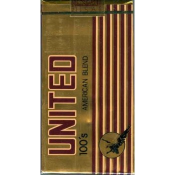 UNITED 100's Unopened Full Cigarette Pack