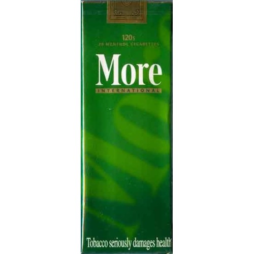 MORE International 120s Unopened Full Cigarette Pack