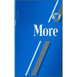 MORE International Lights King Size for UAE with Arabic Health Warning Unopened Full Cigarette Pack