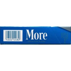 MORE International Lights King Size for UAE with Arabic Health Warning Unopened Full Cigarette Pack