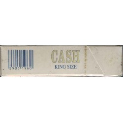 CASH King Size Packed in UAE with Iran Tax Label & Persian Health Warning Text on side Unopened Full Cigarette Pack