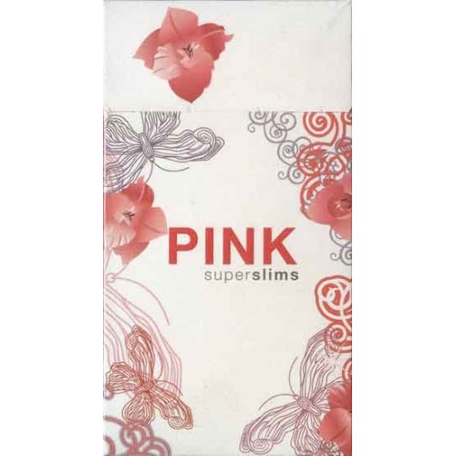 U.A.E. PINK Superslims Unopened Full Cigarette Pack