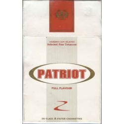 PATRIOT King Size with Iran Persian Health Warning Inscription Unopened Full Cigarette Pack