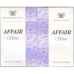 AFFAIR Slims Unopened Full Cigarette Pack