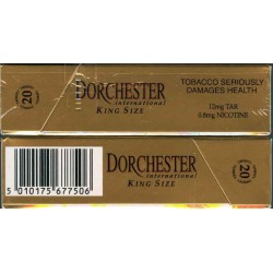UK Great Britain DORCHESTER International King Size Unopened Full Cigarette Pack