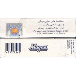 Iran Tax Label MAGNA Unopened Full Cigarette Pack