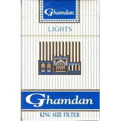 Iraq GHAMDAN LIGHTS King Size Filter Unopened Full Cigarette Pack