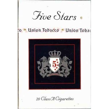 Five Stars with Arabic Health Warning Text Unopened Full Cigarette Pack