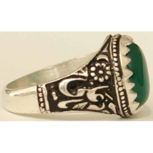 Iran Islam Shia Imam Ali Name Natural Chrysoprase Green Agate Aqeeq Aqiq Sterling Silver 925 Ring Iran Islam Shia Imam Ali Name Natural Chrysoprase Green Agate Aqeeq Aqiq Sterling Silver 925 Ring
