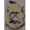 Iran Islam Shia Large Size Imam Ali Dervish Kashkul Zulfiqar Sword Sterling Silver 925 Necklace Pendant