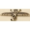 Iran Persia Double-Sided Sterling Silver 925 Zoroastrian Farvahar Wing Necklace Pendant