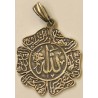 Iran Islam Shia Allah's Holy Names Sterling Silver 925 Necklace Pendant