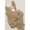 Persia Map Sterling Silver 925 Achaemenian Takht-e Jamshid Persepolis composite figure for King Necklace