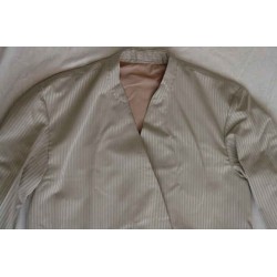 Iran Islam Tewlver Shia Imami Clergic Rohani Akhund Mulla 4 Season Jubba Qaba for Majalis in Brindle Pattern Gray Color