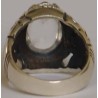 Iran Islam Shia Imam ALI-ON MA' AL-HAQQ Natural Dur-e Najaf Sterling Silver 925 Ring