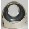 Iran Islam Shia Imam Ali Name Natural Dur-e Najaf Sterling Silver 925 Ring