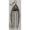 Islam Shia Joshan Saghir Dua Amulet Taweez Tawiz with Dolphin Fish Sterling Silver 925 Pendant Necklace