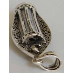 Islam Shia Joshan Saghir Dua Amulet Taweez Tawiz with Dolphin Fish Sterling Silver 925 Pendant Necklace