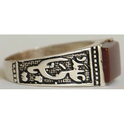 Iran Islam Shia Imam YA ALI MADAD Natural Agate Aqeeq Aqiq Akeek Sterling Silver 925 Ring Iran Islam Shia Imam YA ALI MADAD Natural Agate Aqeeq Aqiq Akeek Sterling Silver 925 Ring