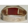 Iran Islam Shia Imam YA ALI MADAD Natural Agate Aqeeq Aqiq Akeek Sterling Silver 925 Ring