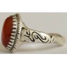 Iran Islam Shia Imam ALI A.S. Name Natural Agate Aqeeq Aqiq Akeek Sterling Silver 925 Ring