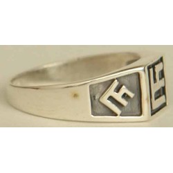 Iran Islam Shia Imam ALI Name on front & Sides of Sterling Silver 925 Ring