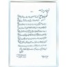Iran Mysterious Sciences Charm Talisman Taweez Jame' White Magic Card