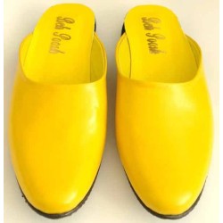 Iran Islam Tewlver Shia Imami Clergic Rohani Akhund Mulla Naalain ( Shoes ) in Yellow Color