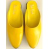 Iran Islam Tewlver Shia Imami Clergic Rohani Akhund Mulla Naalain ( Shoes ) in Yellow Color