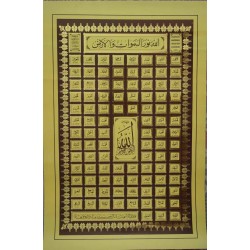 Iran Islam Quran Allah 99 Most Beautiful Names Poster