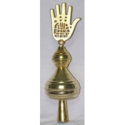 Iran Islam Shia Ashura Azadari Matam of Imam Husain a.s. PANJTAN HAND ALAM for Wooden FlagPole Ornament
