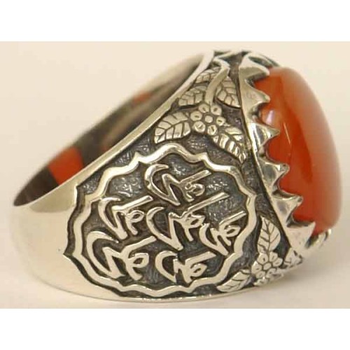 Iran Islam Shia Imam Ali Name Natural Yamani Yemeni Agate Aqeeq Aqiq Sterling Silver 925 Ring Iran Islam Shia Imam Ali Name Natural Yamani Yemeni Agate Aqeeq Aqiq Sterling Silver 925 Ring