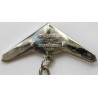 Iran ABS Plastic Toy Model of the Captured U.S. RQ-170 Sentinel High-Altitude Stealth Drone Key Chain