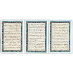 Iran Islam Shia Double-Sided Taqibaat of Daily Namaz Salaat Packet Size Dua Cards inside Soft Plastic